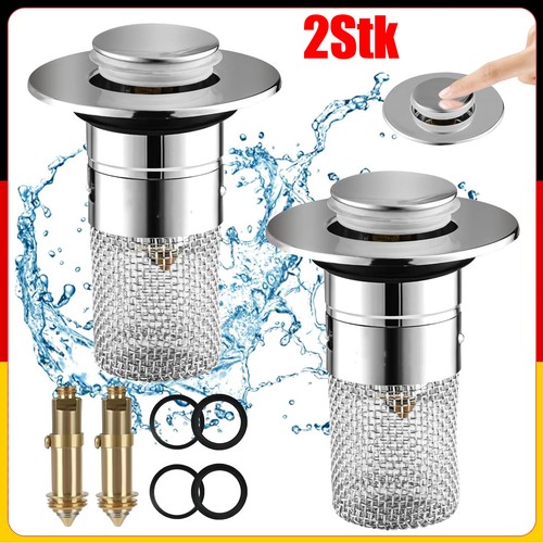Edelstahl pop abfluss - 2x, pop-up-abfluss