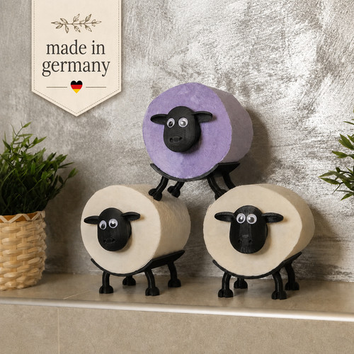 Klopapierhalter schaf deko - klopapierhalter,