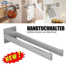 2-Armig Edelstahl Doppel